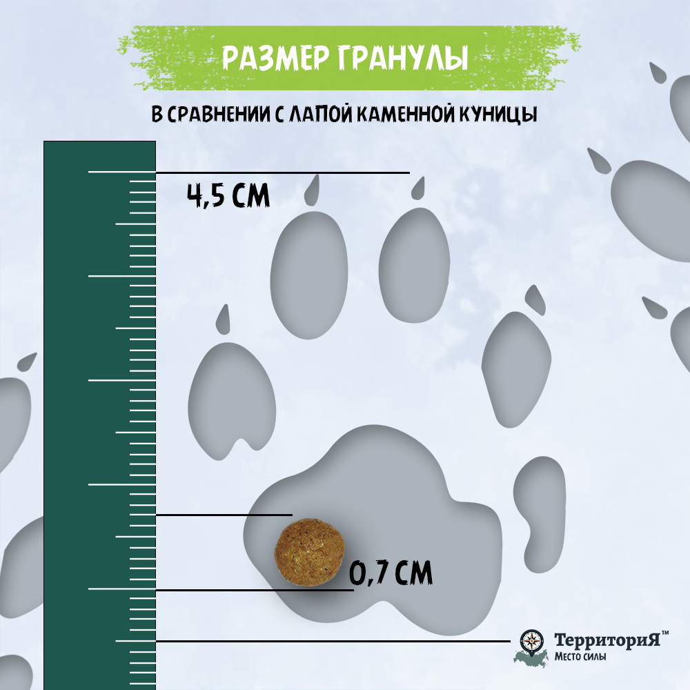 Крым Курица с черникой сухой корм для стерилизованных кошек - ТерриториЯ